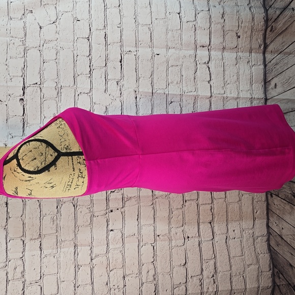 Express Fuchsia Bodycon Knee-Length Dress Size 6 NWT - Picture 5 of 11